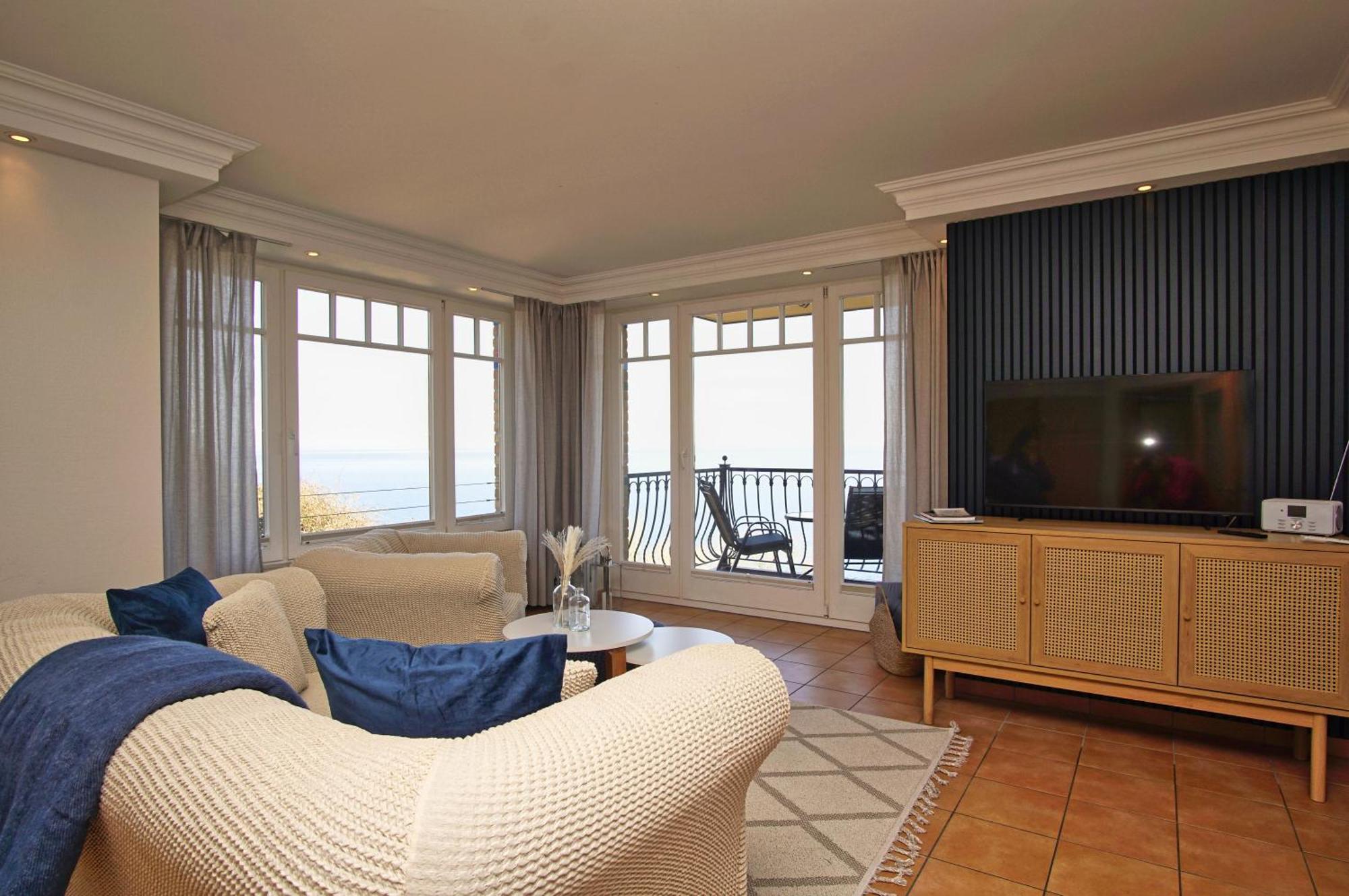 Ferienwohnung Mit Traumhaftem Meerblick - Haus Am Meer Fewo 01 Lohme Exterior foto